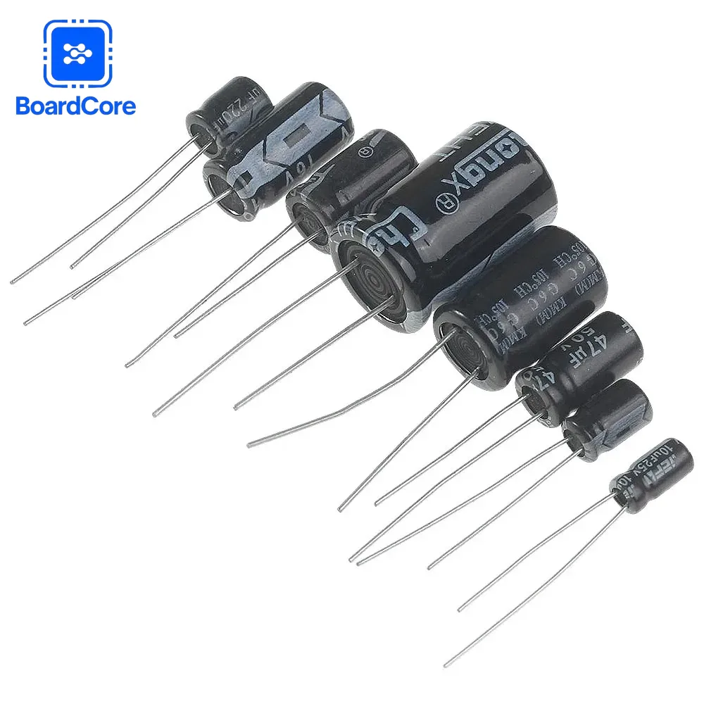 Electronics Repair Hobby - 25 Değer 125PCS Elektrolitik Kondansatör Kiti